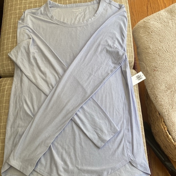 Light Blue Active Base Layer Long Sleeve Top NEW - Picture 10 of 12
